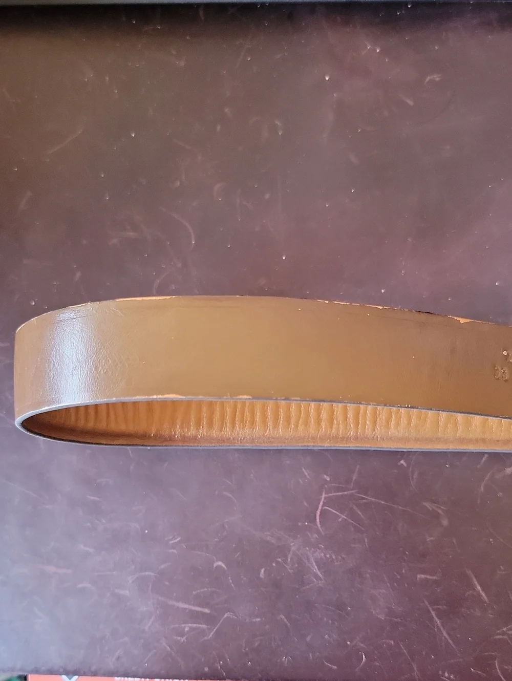 Thursday Men's Refined Leather Belt Toffee